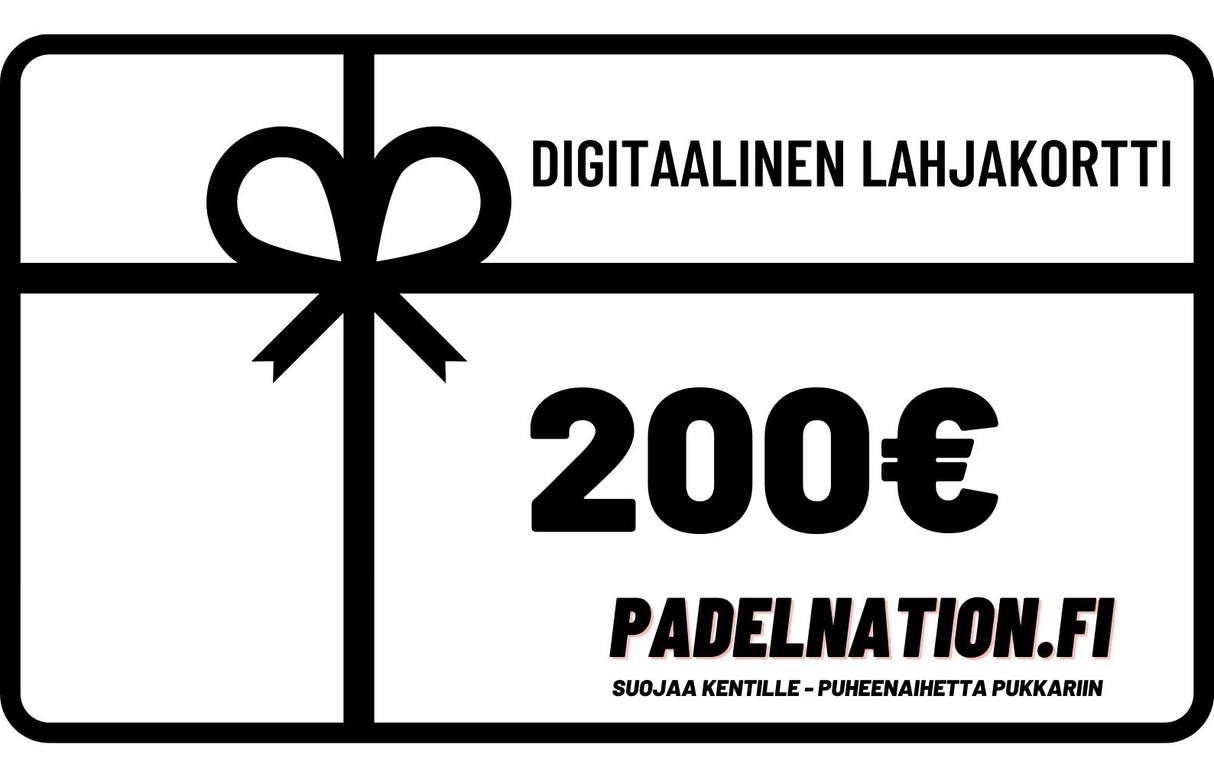 Padelnation.fi gift card